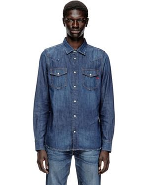 DIESEL Denim Overshirt - Blue