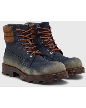 DIESEL D-Hammer-Combat Boots - Black