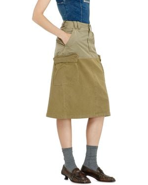 DIESEL Cargo Midi Skirt - Green