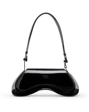 DIESEL Play-Glossy Crossbody Bag - White