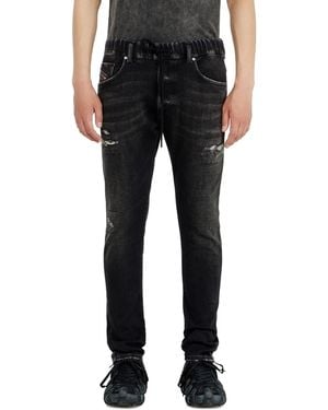 DIESEL Regular Regular Waist 2030 D-Krooley Joggjeans, /Dark, Elastic Waistband - Black