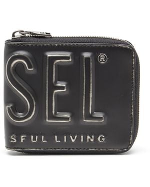 DIESEL Zip Wallet - Black