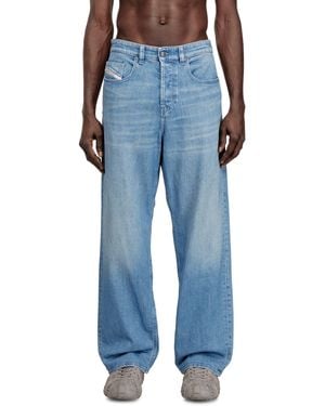 DIESEL Relaxed Jeans Low Waist 2001 D-Macro, Dark, Button Fly - Blue