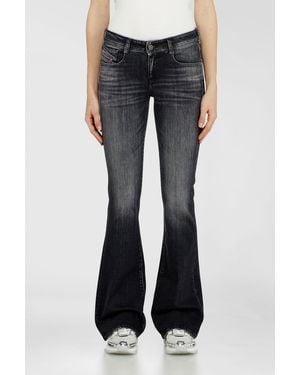 DIESEL Bootcut Jeans Low Waist 1969 D-Ebbey, /Dark, Zip Fly - Blue
