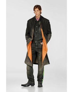 DIESEL Long Coat - Black