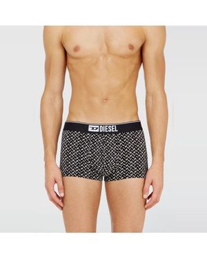 DIESEL Paquete De Tres Trunks De Algodón Stretch Con Monogram - Azul