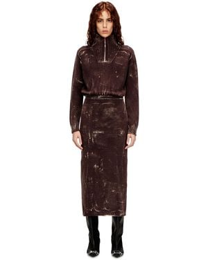 DIESEL Midi Dress - Brown
