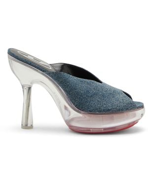 DIESEL D-Lake-Platform Mules - Blue