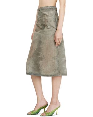 DIESEL Midi Skirt - Green