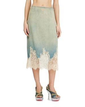 DIESEL Midi Skirt - Green