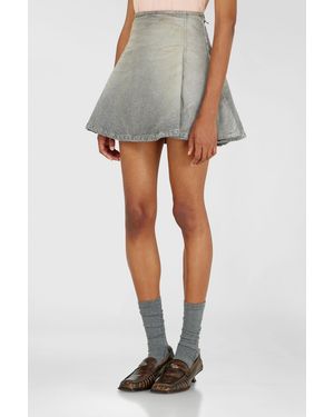 DIESEL Rock Aus Distressed Fischgrät Denim - Weiß