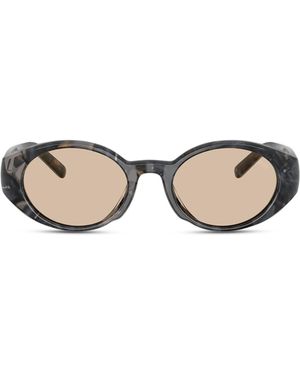 DIESEL Oval Sunglasses - White