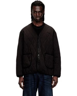 DIESEL Quilted Liner-Style Jacket - Black