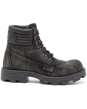 DIESEL D-Hammer-Combat Boots - Black