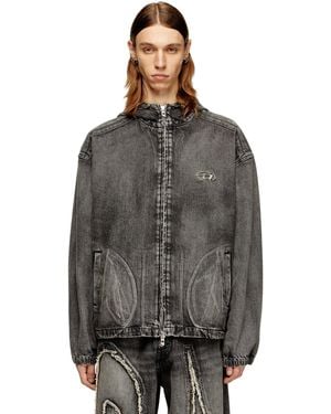 DIESEL Hooded Jacket - Grey