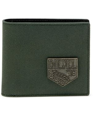 DIESEL Small Bi-Fold With Patch - Green