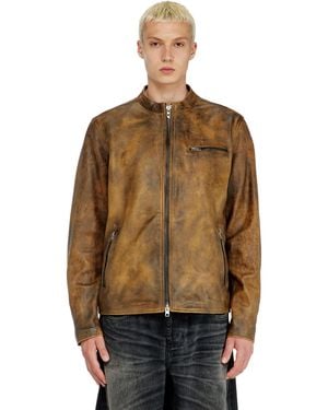 DIESEL Biker Jacket - Natural