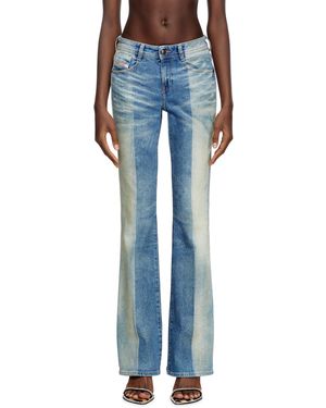 DIESEL Flared Bootcut Denim Jeans - Blue