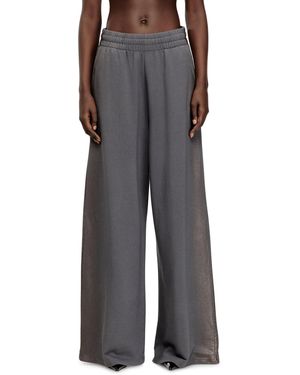 DIESEL スウェットパンツ - ブラック