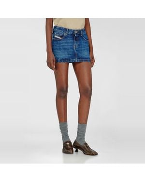 DIESEL 100% Cotton Skirt Design - Blue
