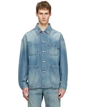 DIESEL Utility-Style Denim Jacket - Blue