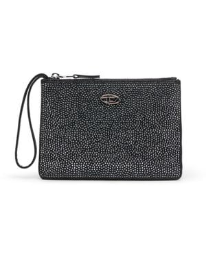 DIESEL Bolso En Tejido De Lúrex Cristal - Blanco