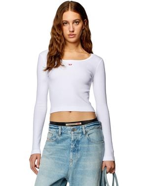 DIESEL Tシャツ 長袖 - ホワイト