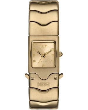 DIESEL Closer Three-Hand-Tone Stainless Steel Watch - Metallic