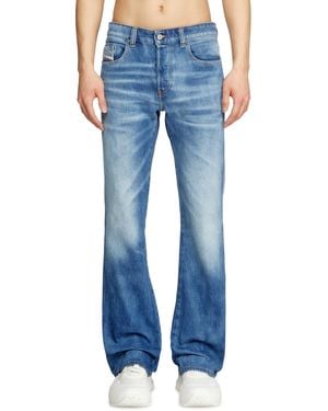 DIESEL Bootcut Jeans Regular Waist 1998 D-Buck, Medium, Button Fly - Blue