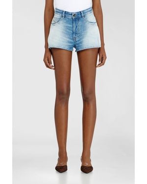 DIESEL Wide Denim Shorts - Blue