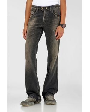 DIESEL Bootcut Jeans Regular Waist 1998 D-Buck, /Dark, Button Fly - Black