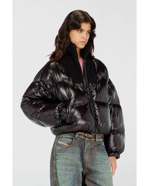 DIESEL Down Puffer Jacket - Black