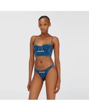 DIESEL Bustier Top - Blue