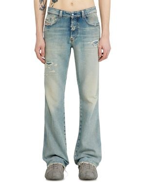 DIESEL Bootcut Jeans Regular Waist 1998 D-Buck, Light, Button Fly - Blue