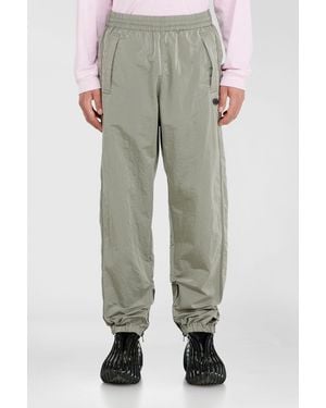 DIESEL Nylon Trousers With Crinkle Effect - Grey