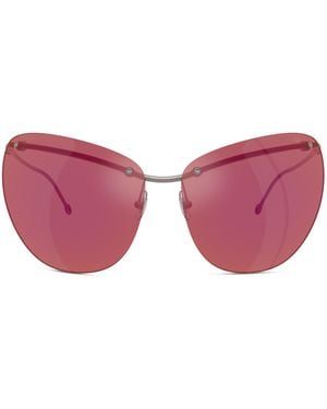 DIESEL Wraparound Shape Sunglasses - Pink