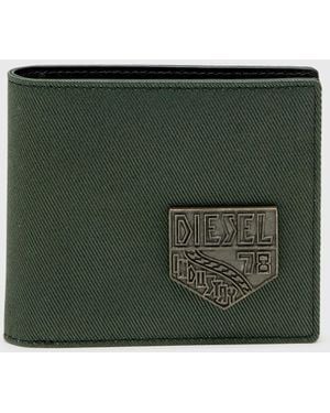 DIESEL Small Bi-Fold With Patch - Green