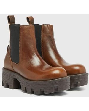 DIESEL D-Hammer-Chelsea Boots - Brown