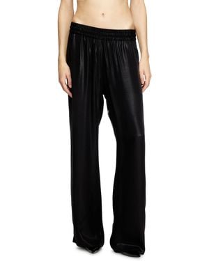 DIESEL Satin Track Trousers - Black