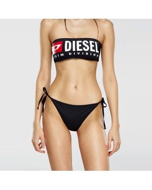 DIESEL Maxi Logo Bikini Briefs - Black