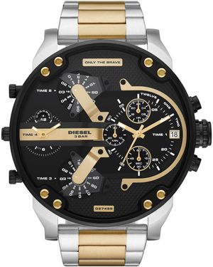 DIESEL Mr. Daddy 2.0 Stainless Steel Watch - Black