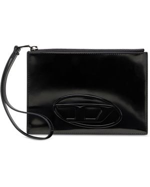 DIESEL Zipped Pouch - Black