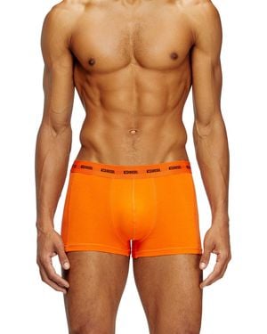 DIESEL Lot de 3 boxers avec motif floral - Orange