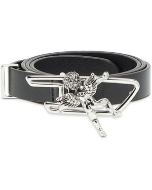 DIESEL 2 Cm Ledergürtel Mit Cherub D Umriss-Schließe - Mehrfarbig