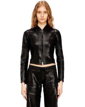 DIESEL Cropped Jacket - Black