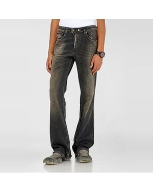 DIESEL Bootcut Jeans Regular Waist 1998 D-Buck, /Dark, Button Fly - Black