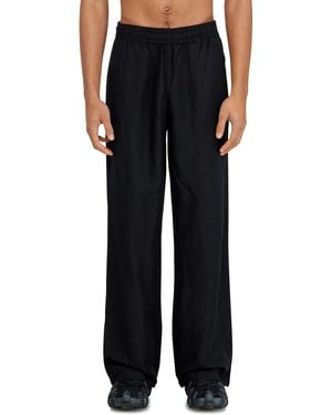 DIESEL Linen-Blend Pants - Black