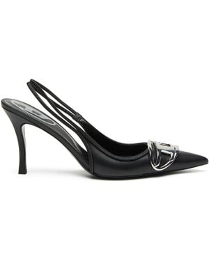 DIESEL D-Venus-Slingback Court Shoes - White