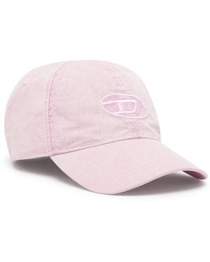 DIESEL Baseballkappe Mit Gesticktem Oval D - Pink