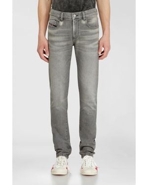 DIESEL Slim Jeans Regular Waist 2019 D-Strukt, Light, Zip Fly - Grey